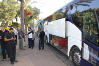 بالصور: الحركة الاسلامية تسيّر حافلتين من يافا للمشاركة في مهرجان الأقصى في خطر الـ18 